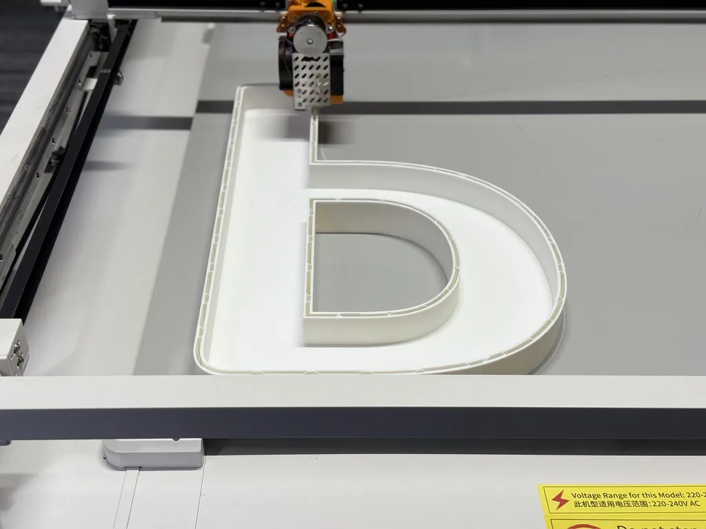 3D printed signage letters
